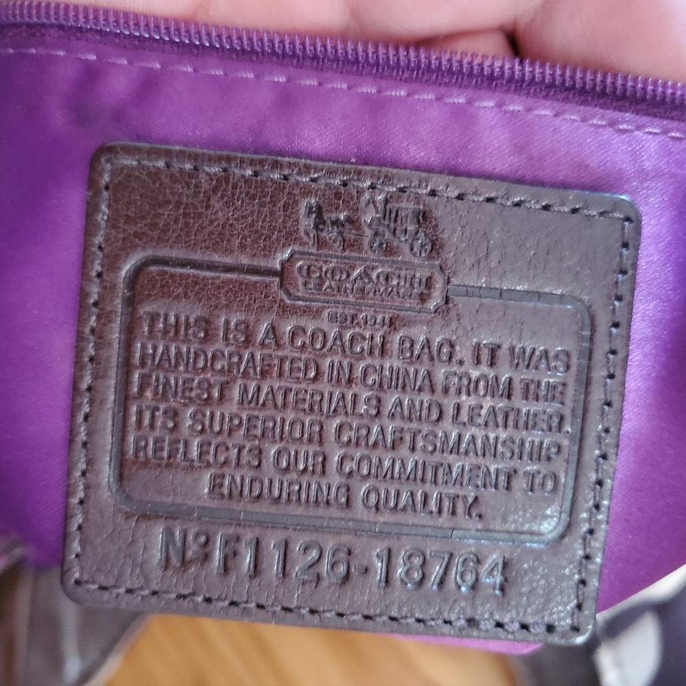 Coach SATIN  Multicolor Signature Hobo Bag - Picture 3 of 16